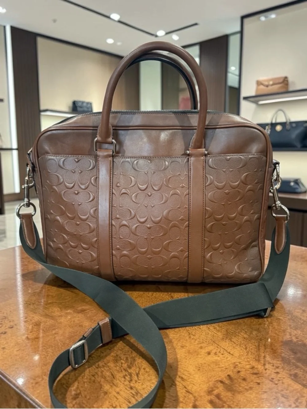 Coach Perry Logo Laptop Handbag